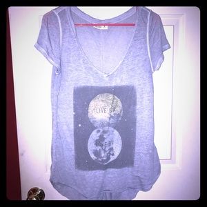 Grey graphic Hollister tee